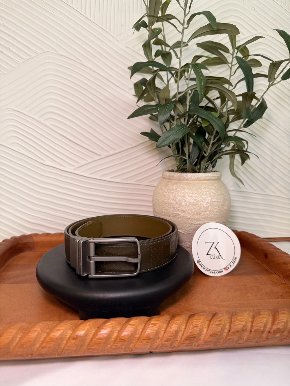 Louis Vuitton Infini Damier Belt